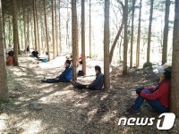 나무이완 숲에서 호흡명상 함께해요