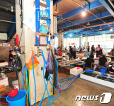 포항 죽도어시장에 청정해수 공급 시작