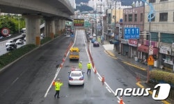 부산 동서고가로 진양램프 차단…‘하부도로 관리 중요’