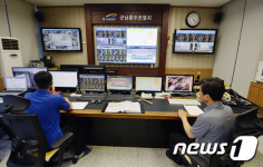 기상상황 예의주시하는 연천 군남홍수조절지