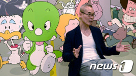 둘리뮤지엄 방문한 김수정 원작작가