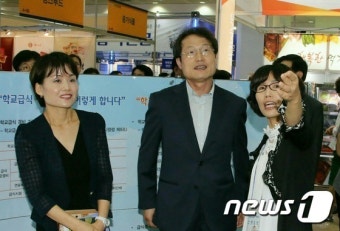 조희연 교육감, 학교급식 박람회 참석