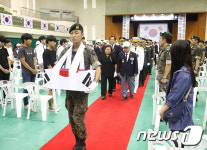 36사단 6·25전사자 합동영결식…유해 48구 발굴