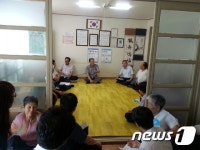 이항로 진안군수, 대성동 경로당 등 무더위 쉼터 방문