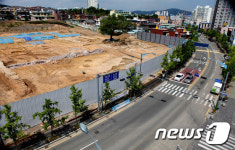 울산 중구 구 울산초등학교 가림벽에 디자인 입힌다