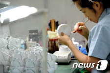 한국도자기, 40일만에 공장 가동