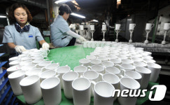 한국도자기 공장 재가동