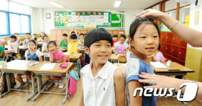 건강하게 개학맞은 아이들