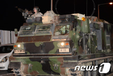 긴장감 감도는 통일대교