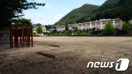남북 긴장상태로 휴업한 접경지역 초등학교
