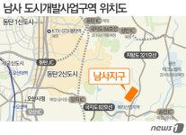 8년 지체 남사지구 개발 본격화…대림산업, 원샷 분양 승부수