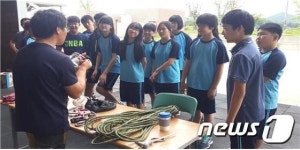 완산체육공원 인공암벽장, 청소년 수련장소로 인기