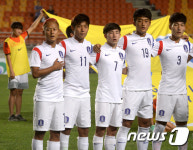 U-17 국가대표팀 '승리를 기원하며'