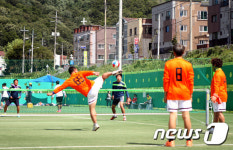 제1회 안동사과배 생활체육족구대회 열려