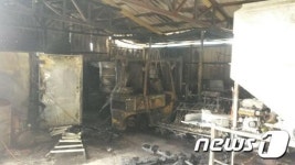 순창 농기계 창고서 용접중 화재…3000만원 재산피해