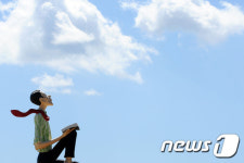 눈시린 가을빛 아래~