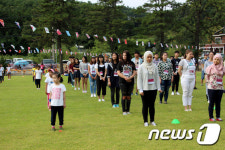 외국인 언니들과 함께하는 가을운동회