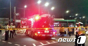 공항동 버스 충돌, 승객 2명 사망