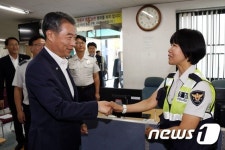 정종섭 장관, 원곡다문화 파출소 방문