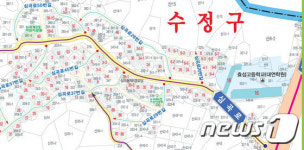 성남시 심곡로 등 도로 2곳, 주·정차 금지구역 지정