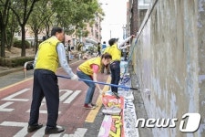 전주 덕진구 담벼락 스케치 봉사단, 금암동서 봉사