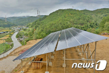 삼척 원덕읍에 태양광발전소 건립