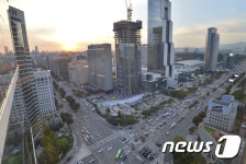 영동대로 코엑스역사거리 방면 차량 통제