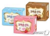 크라운제과, 60년만에 크라운산도 맛 바꾼다
