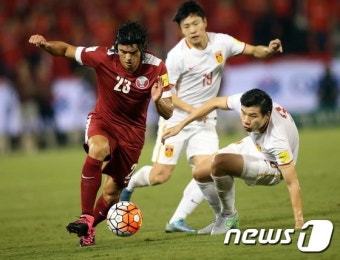 [월드컵] 중국, 카타르에 0-1 패…조 3위로 하락