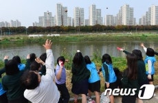 중랑천아 깨끗해져라