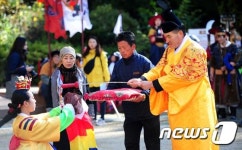 [화보] 진안고원&마이문화제…몽금척·금척무 재현
