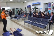 횡성소방서, 원주공항서 소소심 익히기 캠페인 전개