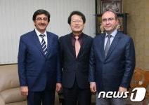 조희연 교육감, 레인보우 외국인학교 방문
