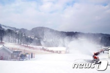 지산리조트 12월 초 개장준비 한창