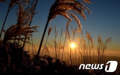 거창 감악산의 해맞이