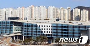 세종청사 주변에 위치한 아파트