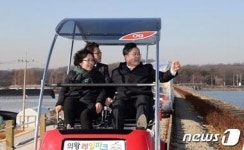 [동정]김성제 의왕시장,  레일바이크 공사현장 점검