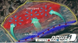 진주대곡 단목지구 시설하우스 농가, 물 걱정 해소