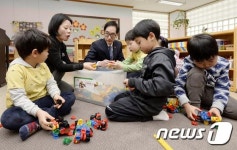 이준식 부총리 누리과정 수업현장 직접 체험