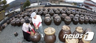 강진군 전통된장마을 장 담그기