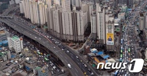 내분순환도로 교통통제...주변도로 교통지옥