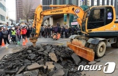 시청역 9번출구 지반침하 원인 조사