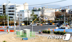 울산 중구청 지하차도에 ‘교통섬’ 조성된다