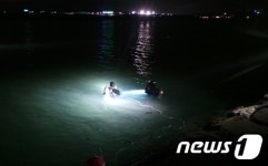 창원서 승용차 바다 추락…운전자 구조