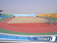 논산시, 공설운동장 개방…전국체전 대비 정비 완료