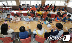 오늘 급식은 밥 대신 빵이에요