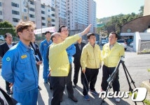 정현복 광양시장 안전하고 완벽한 시공 당부