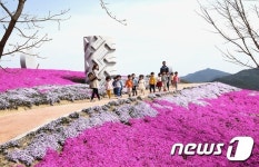 꽃구경 나온 아이들
