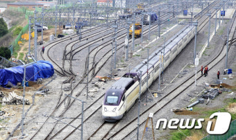 무궁화호 탈선사고 '열차 운행 재개'