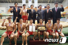 증평군청, 증평인삼배씨름대회 우승